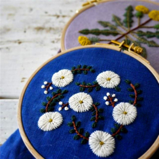 手工刺繡DIY：毛線刺繡26款圖案，繡在毛衣和毛呢服裝上都很漂亮