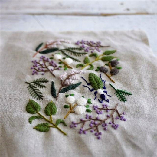 手工刺繡DIY：毛線刺繡26款圖案，繡在毛衣和毛呢服裝上都很漂亮