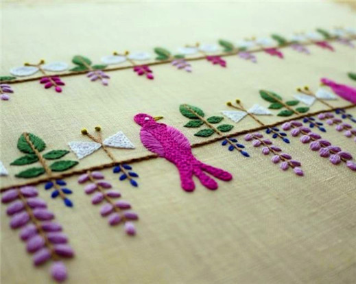 手工刺繡DIY：毛線刺繡26款圖案，繡在毛衣和毛呢服裝上都很漂亮