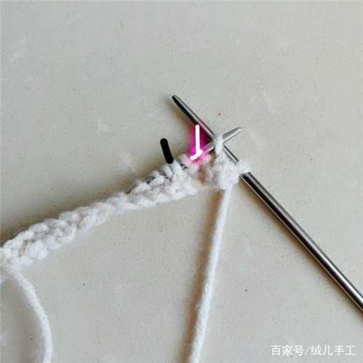 一款通用毛衣底邊花樣，適合毛衣領(lǐng)口、袖口、花邊編織